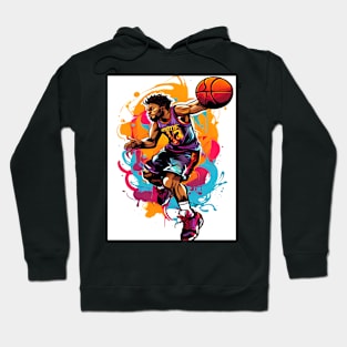 Streetball Graffiti, Basketball Sports Hoodie